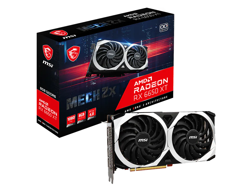 MSI Radeon RX 6650 XT MECH 2X 8G OC